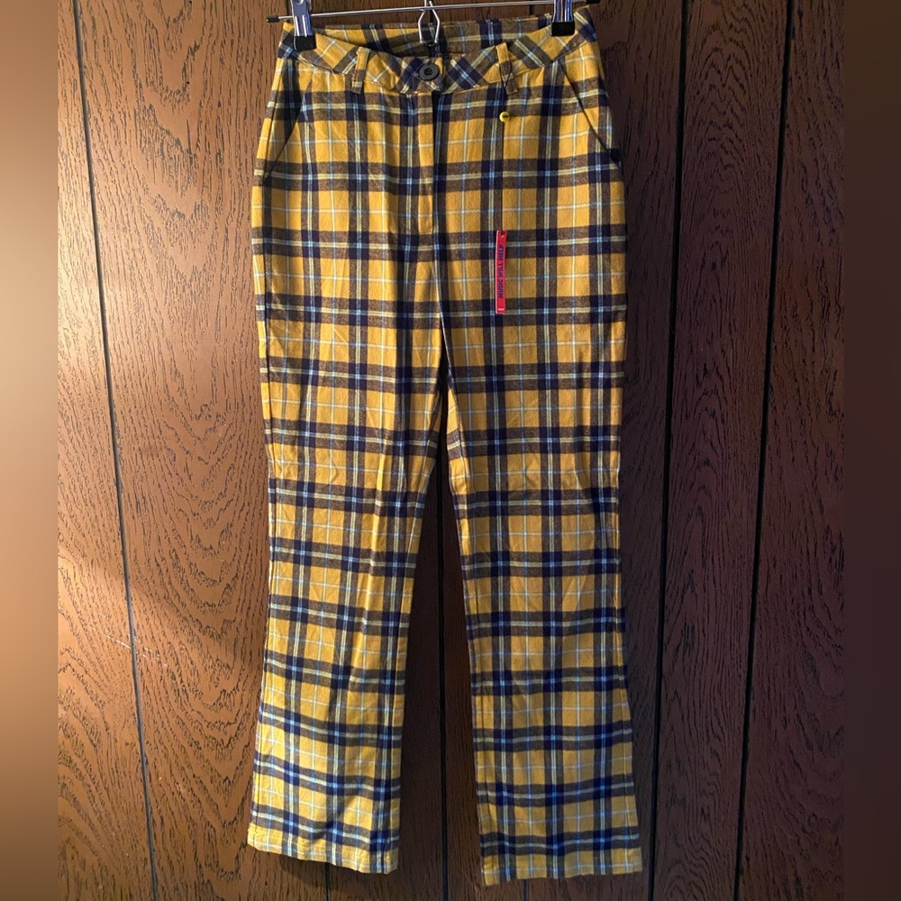 UNIF deadstock plaid pants